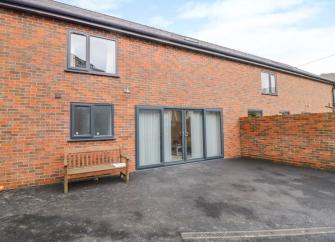 Semi-detaachd, brick holiday home in caersws with off-road parking spaces.