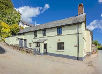 An Exmoor village cottage on the corner of a quiet lane.