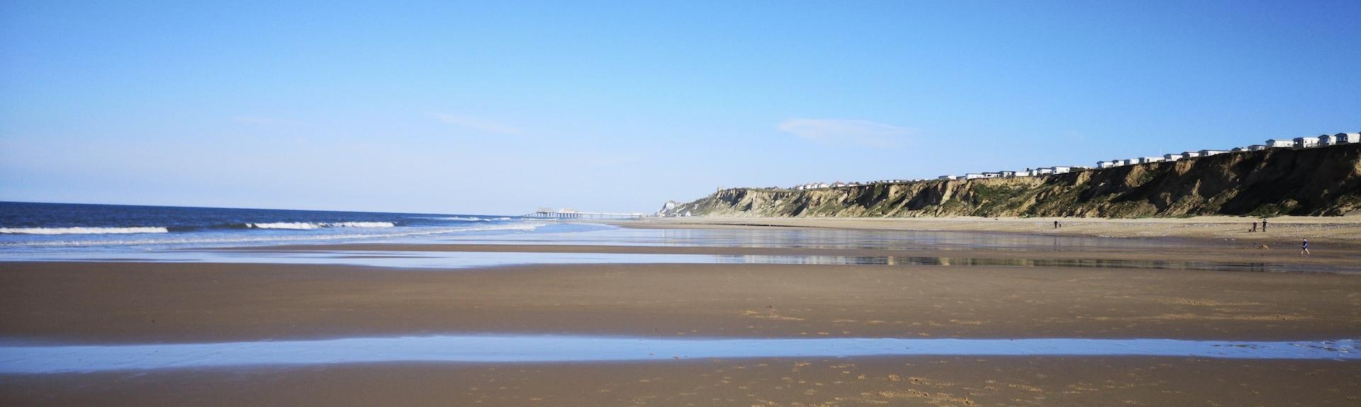 Visit the Beach and Pier when staying at Stable Cottage in East Runton.