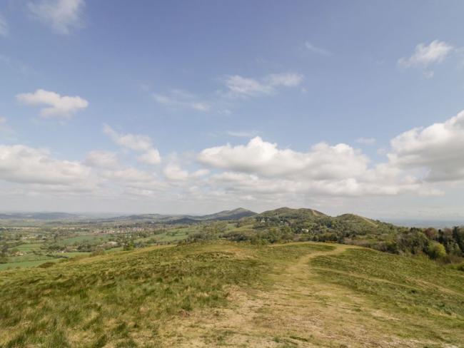 A View Across the Tops of The Malvern Hills. 