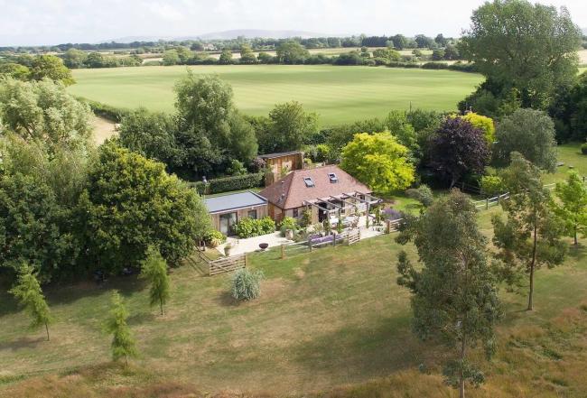 Cherrystone Barn lies on the edge of the South Downs near Lewes