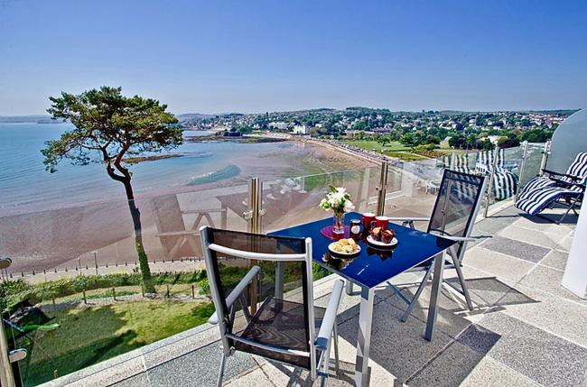 A view of Torbay on a sunny summer's day